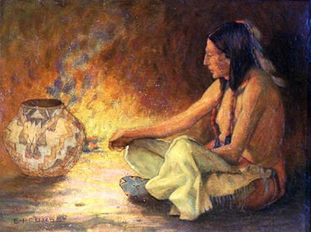 Eanger Irving Couse Painting